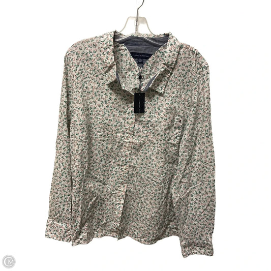 Top Long Sleeve By Tommy Hilfiger In White, Size: 1x