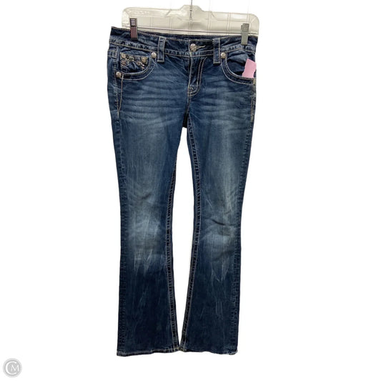 Jeans Boot Cut By Miss Me In Blue Denim, Size: 4