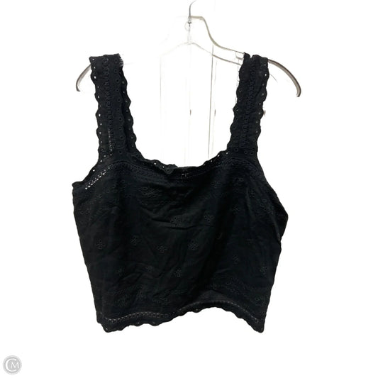 Top Sleeveless By Abercrombie And Fitch In Black, Size: Xl