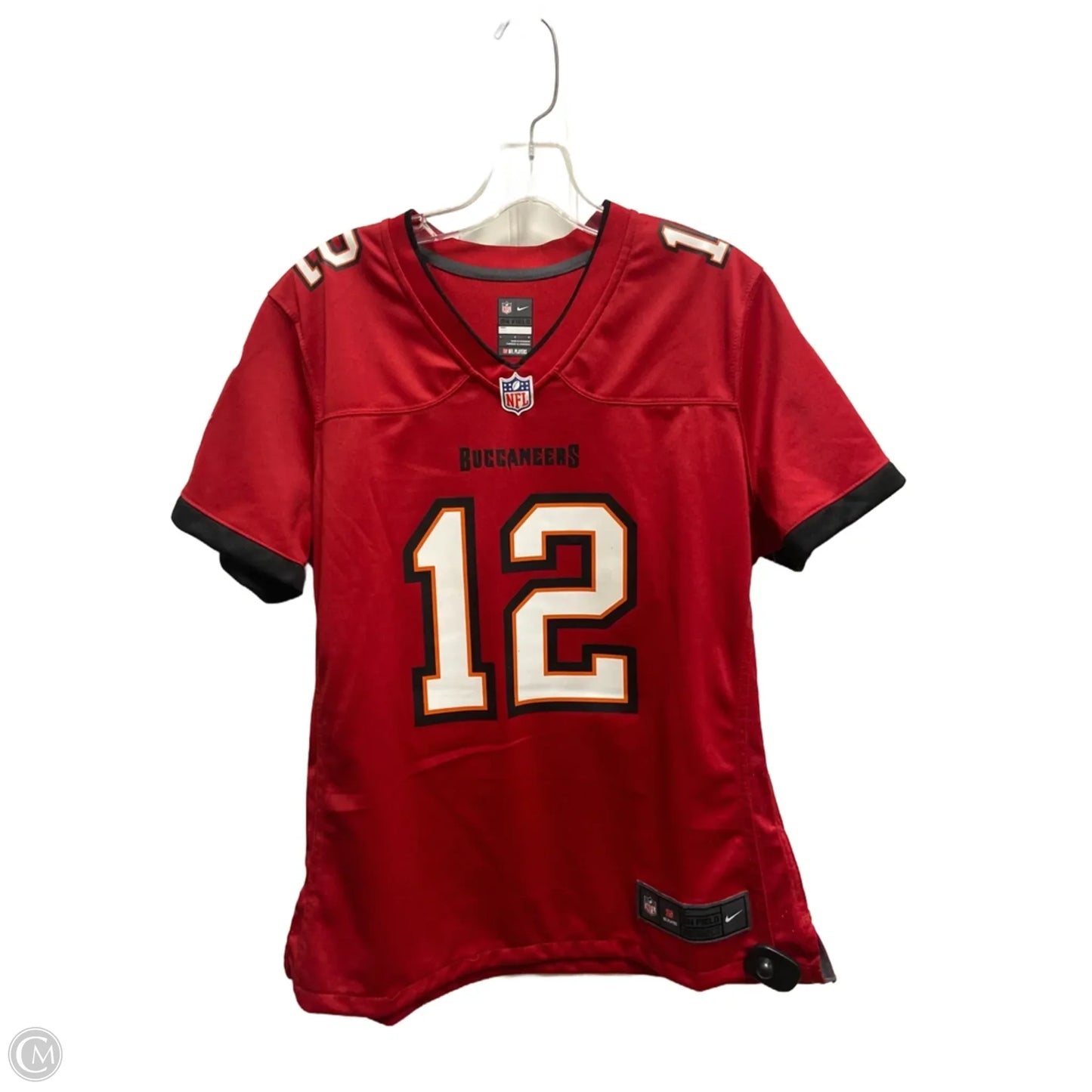 Athletic Top Short Sleeve By Cmc In Red, Size: L