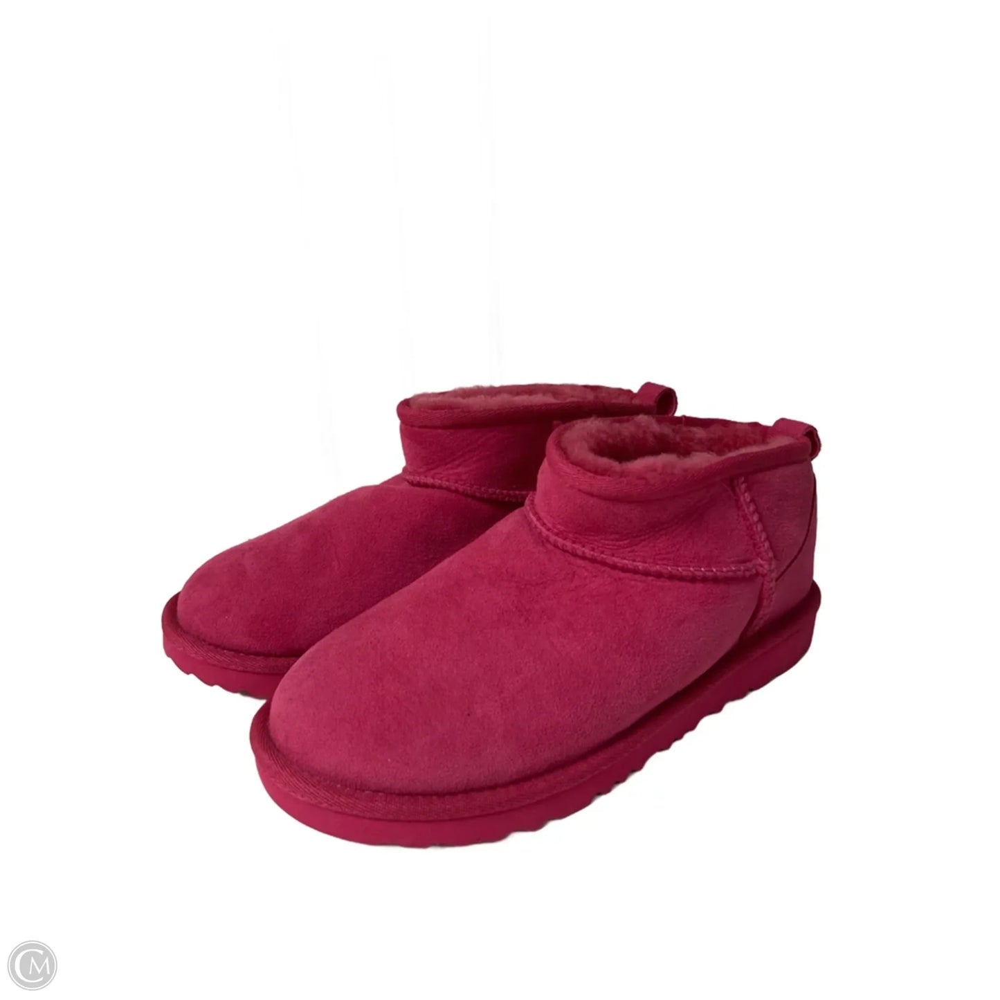 Boots Designer By Ugg In Pink, Size: 5