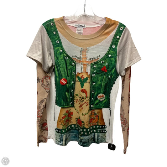 Top Long Sleeve By Clothes Mentor In Multi-colored, Size: M