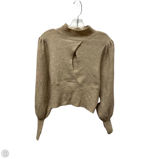 Sweater By Fabrik In Tan, Size: M