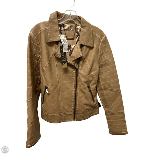 Jacket Moto By Buffalo David Bitton In Tan, Size: M