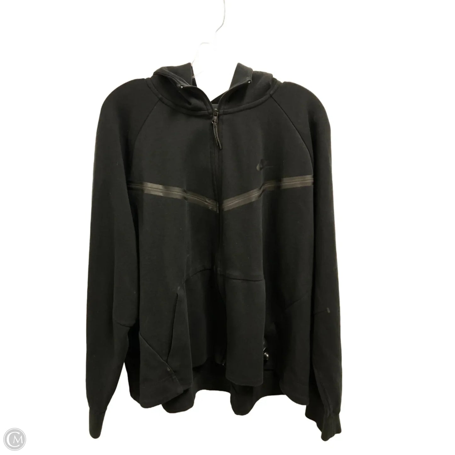 Sweatshirt Hoodie By Nike In Black, Size: 3x
