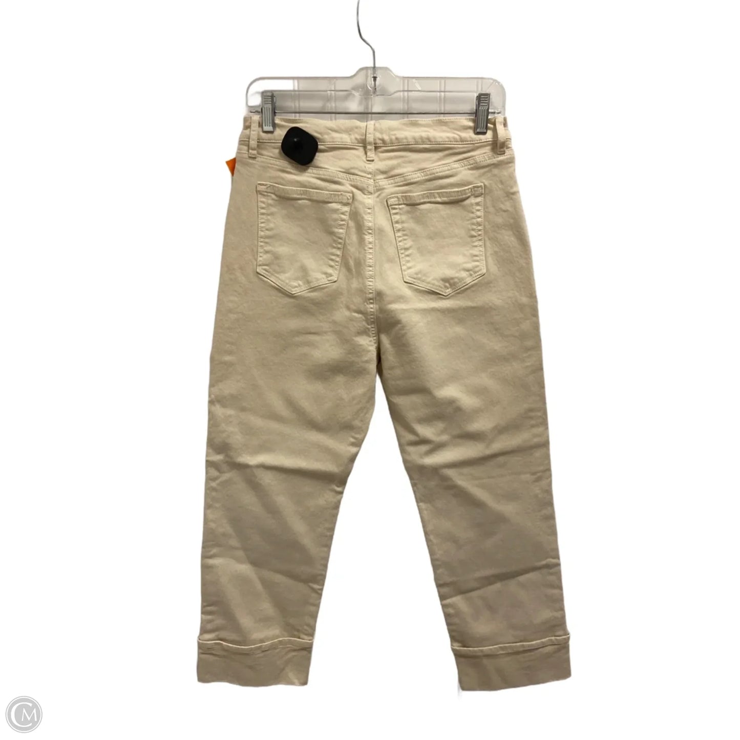 Jeans Straight By Loft In Beige, Size: 8