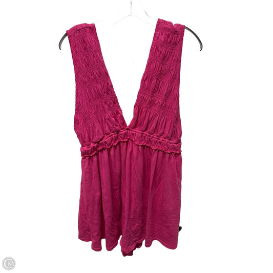 Romper By Anthropologie In Pink, Size: Xl