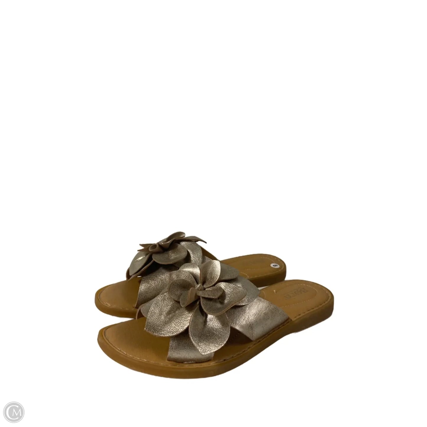 Sandals Flats By Born In Gold, Size: 8