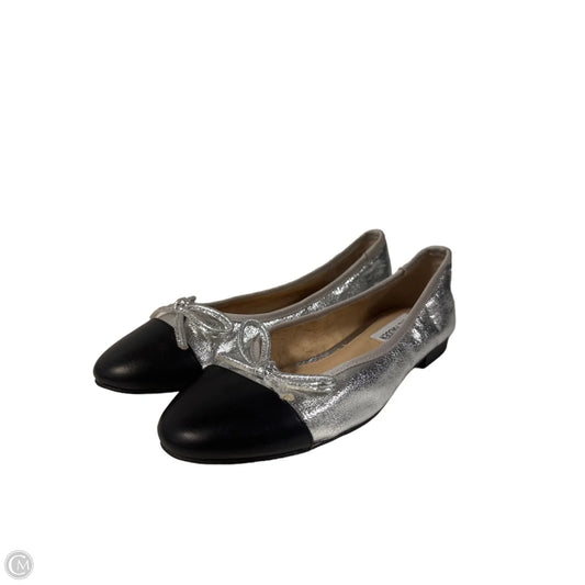 Shoes Flats By Steve Madden In Silver, Size: 6