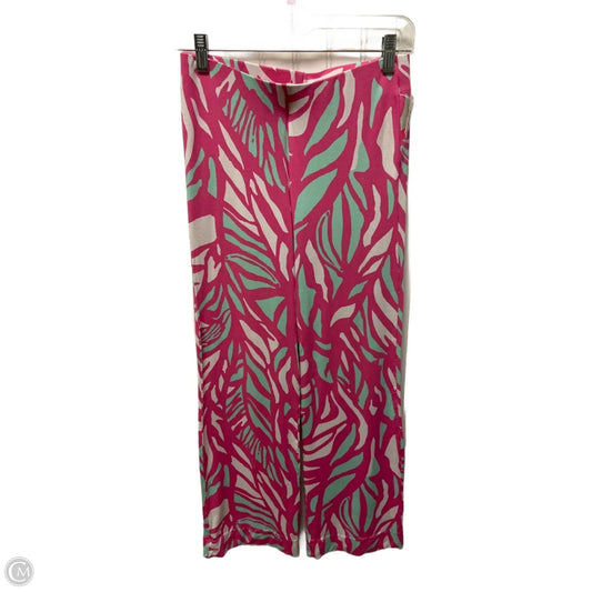 Pants Designer By Lilly Pulitzer In Blue & Pink, Size: 2