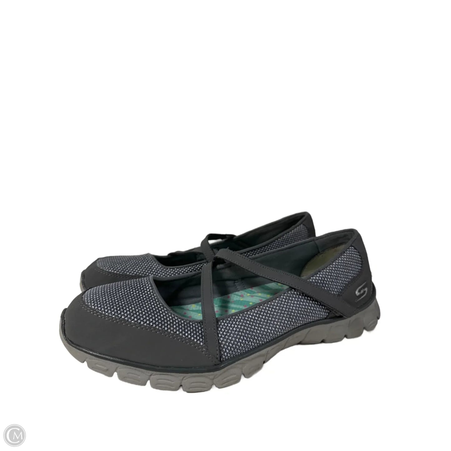 Shoes Athletic By Skechers In Grey, Size: 10