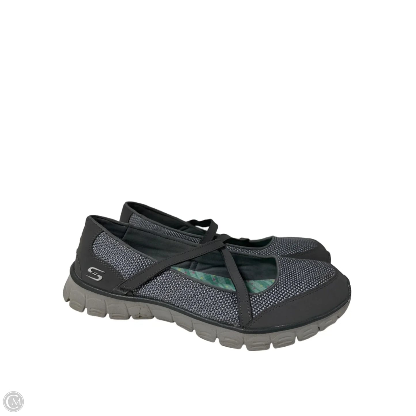 Shoes Athletic By Skechers In Grey, Size: 10