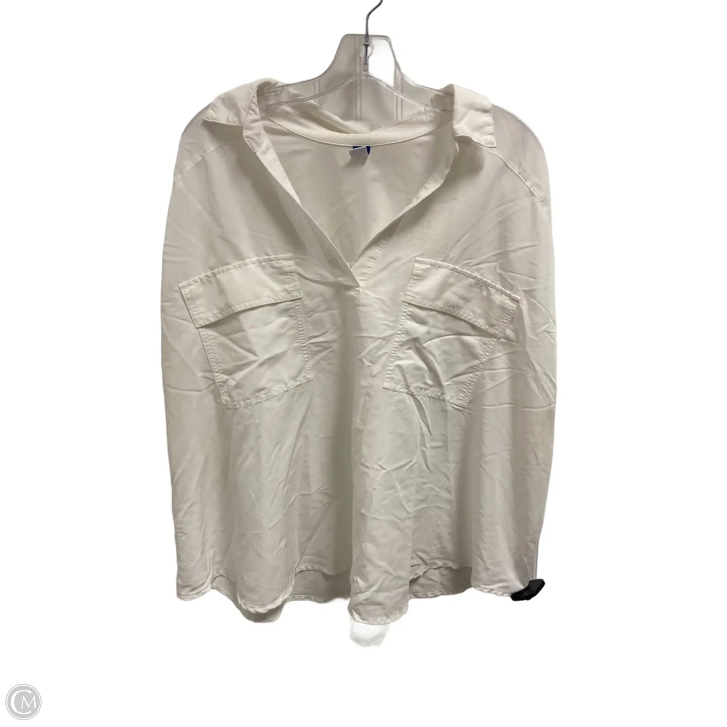 Top Short Sleeve Basic By Old Navy In White, Size: 3x