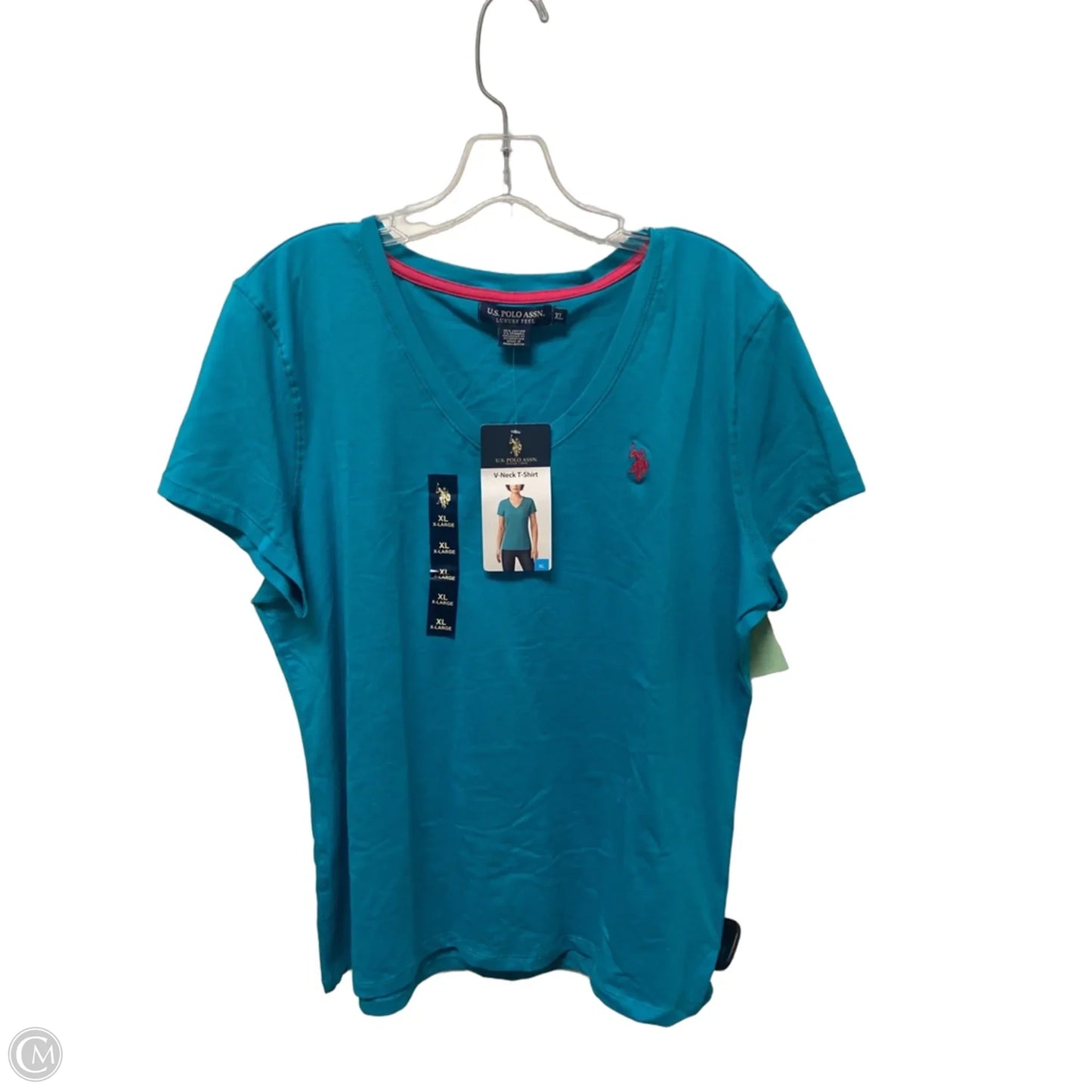 Top Short Sleeve Basic By Us Polo Assoc In Blue, Size: Xl