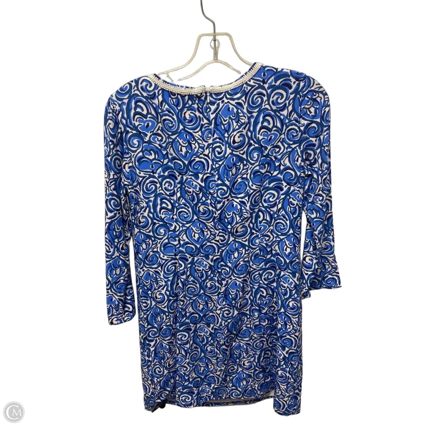 Dress Designer By Lilly Pulitzer In Blue & White, Size: Xs