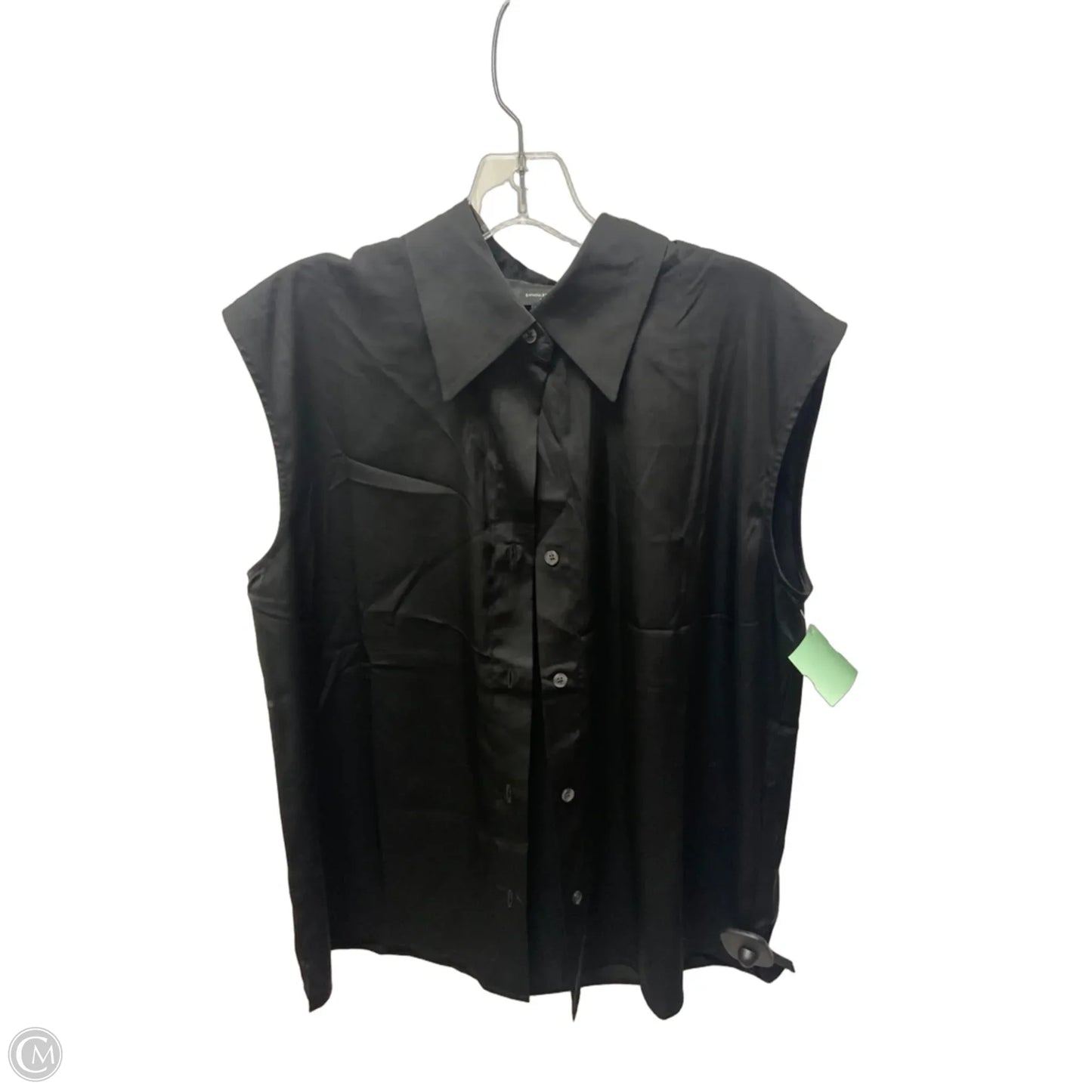Top Sleeveless Basic By Banana Republic In Black, Size: M