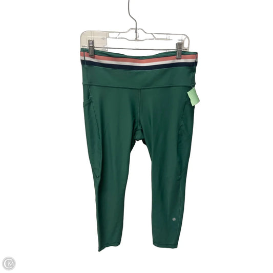 Athletic Leggings By Athleta In Green, Size: L