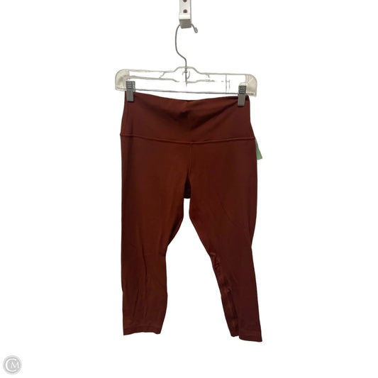 Athletic Leggings By Lululemon In Brown, Size: M