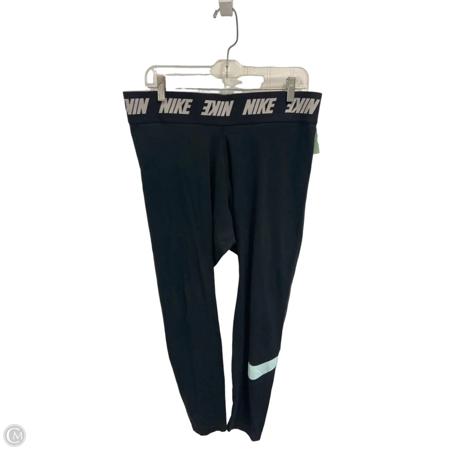 Athletic Leggings By Nike In Black, Size: Xl
