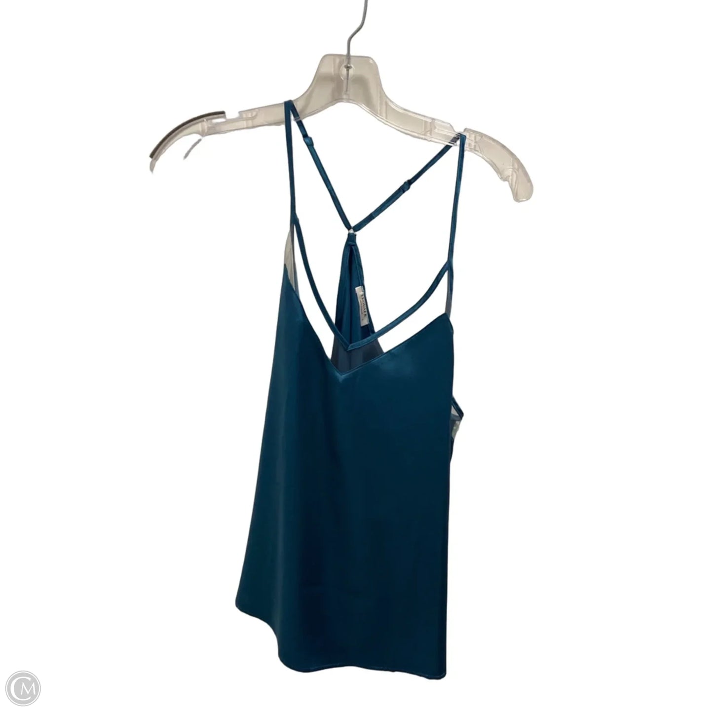 Top Sleeveless Basic By Clothes Mentor In Teal, Size: L