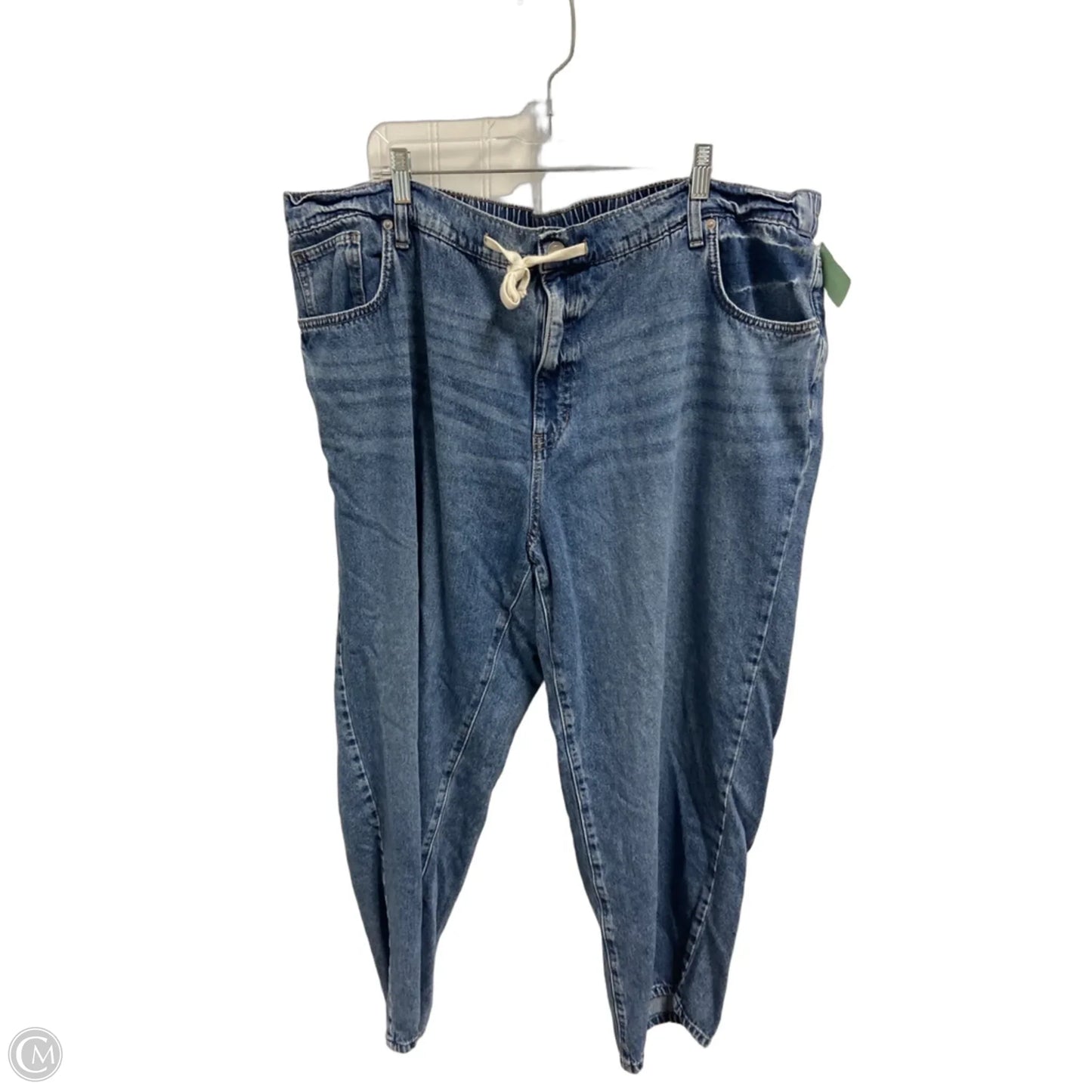 Capris By Terra & Sky In Blue Denim, Size: 24