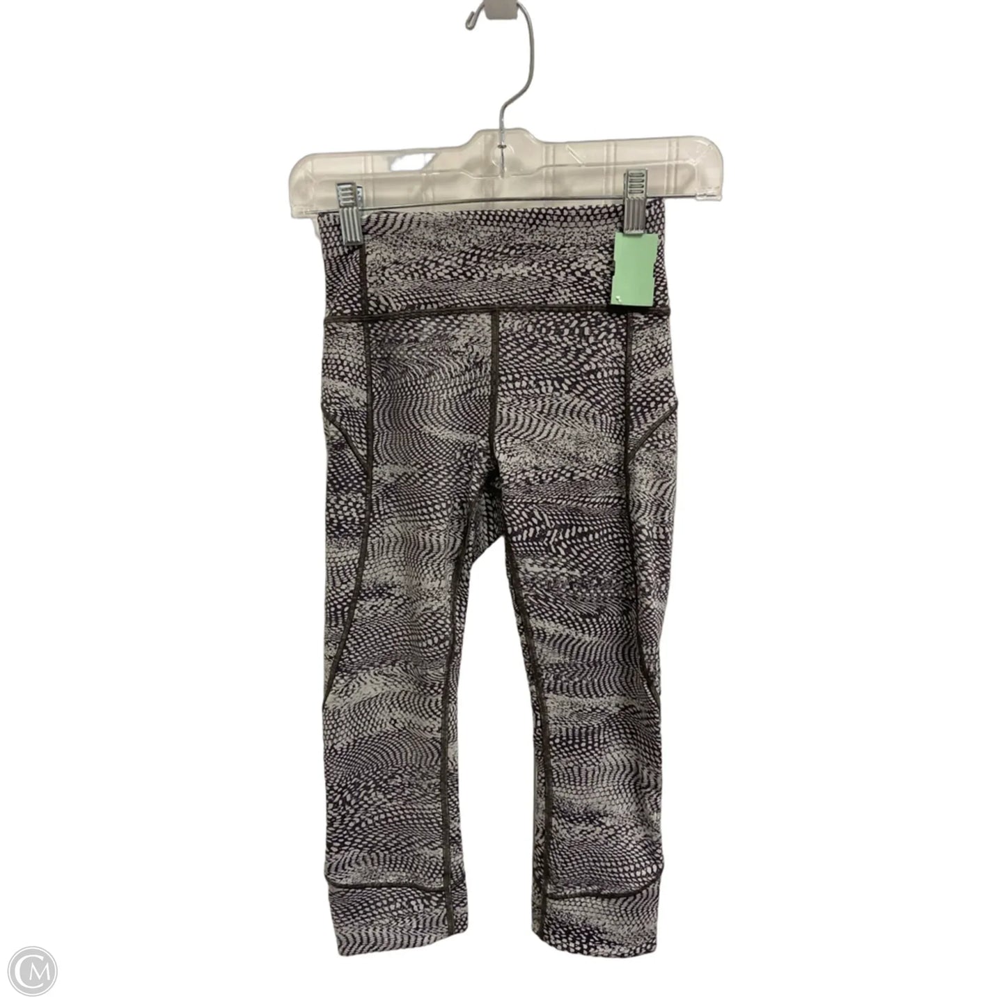 Athletic Leggings Capris By Lululemon In Grey, Size: S