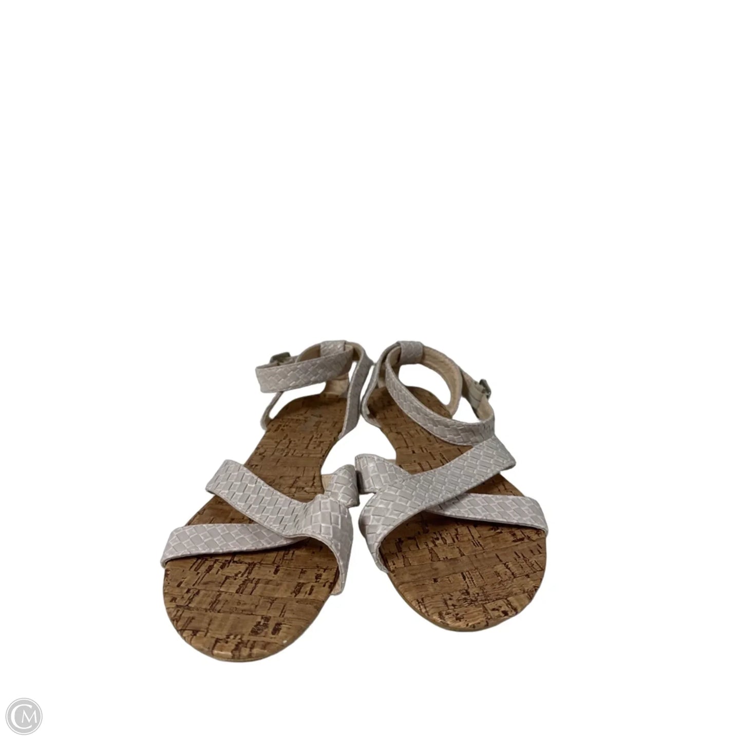 Sandals Flats By West Loop In Taupe, Size: 7.5