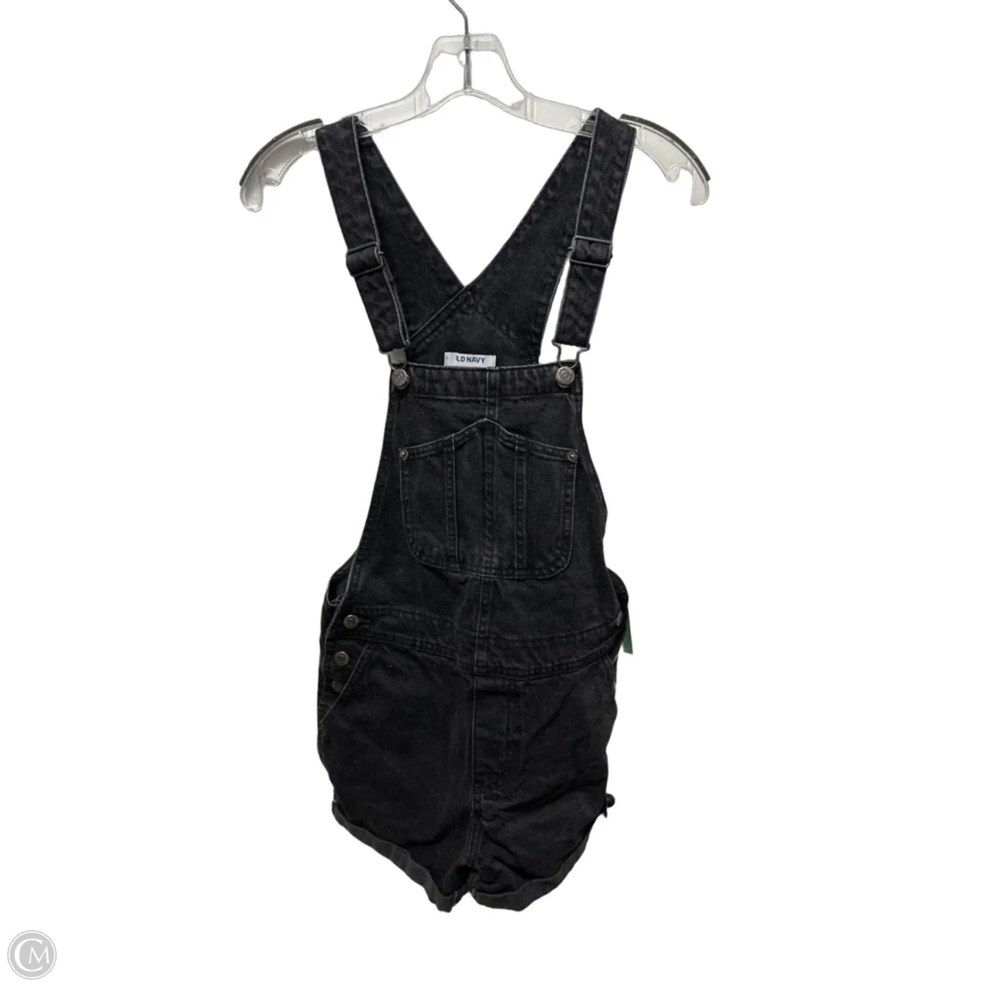 Shortalls By Old Navy In Black Denim, Size: S