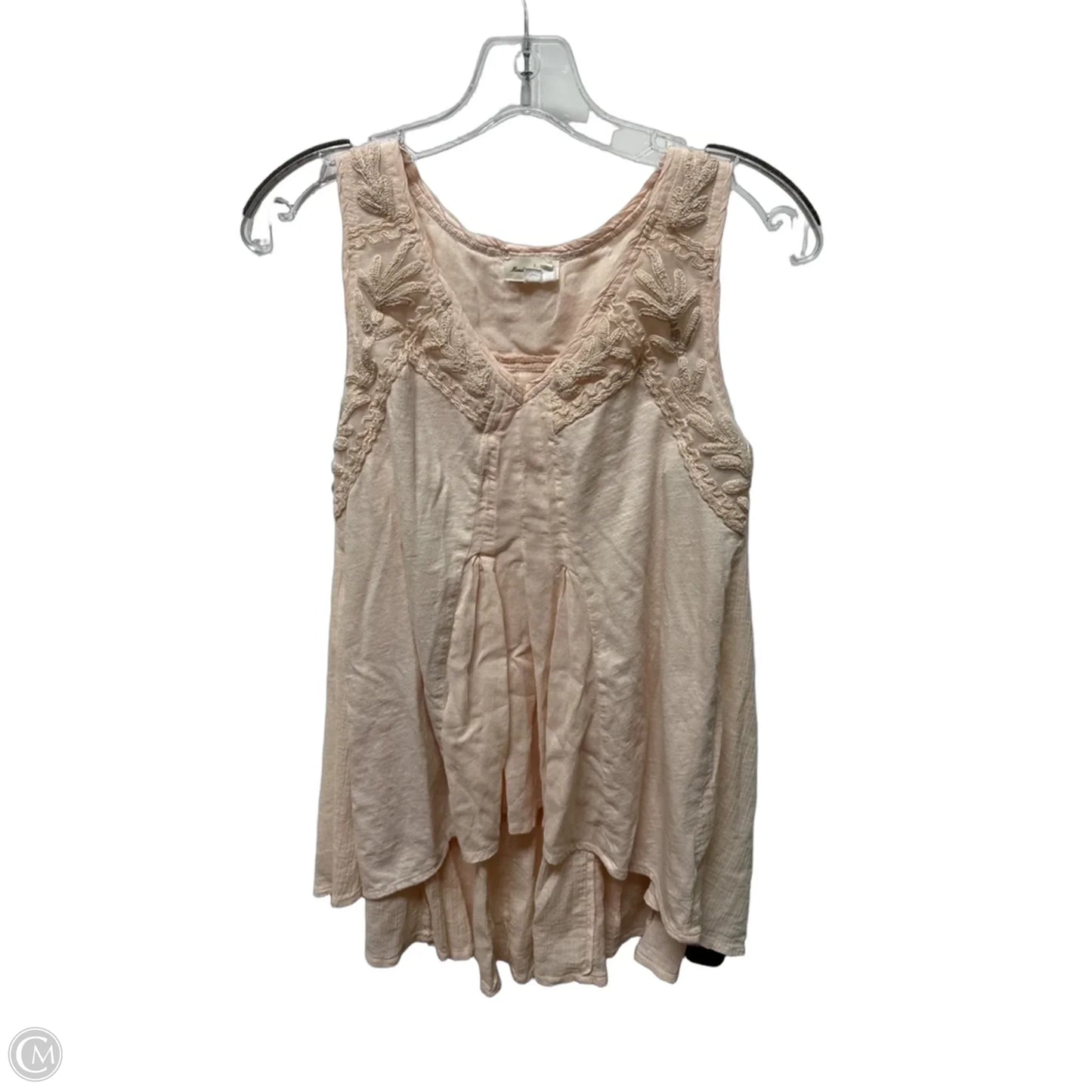 Top Sleeveless By Meadow Rue In Pink, Size: Xs