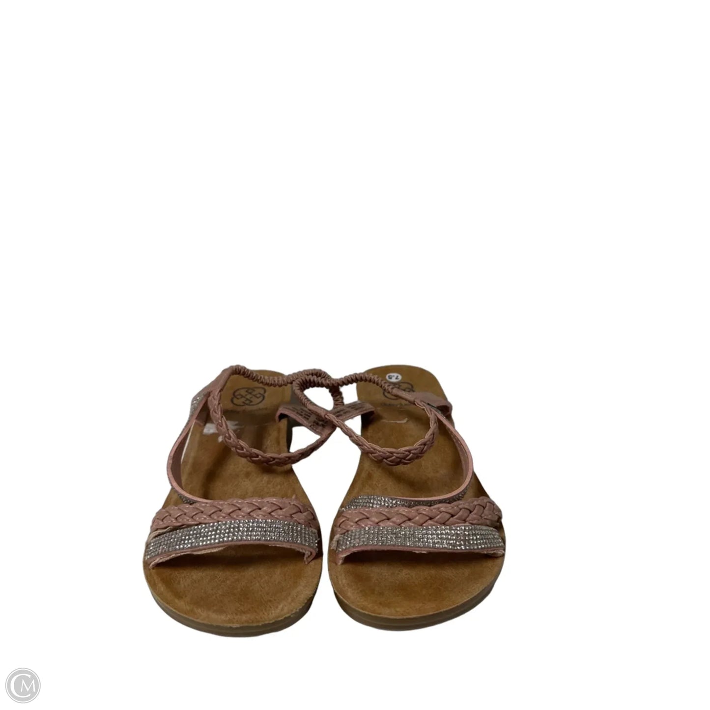 Sandals Flats By Daisy Fuentes In Pink, Size: 7.5
