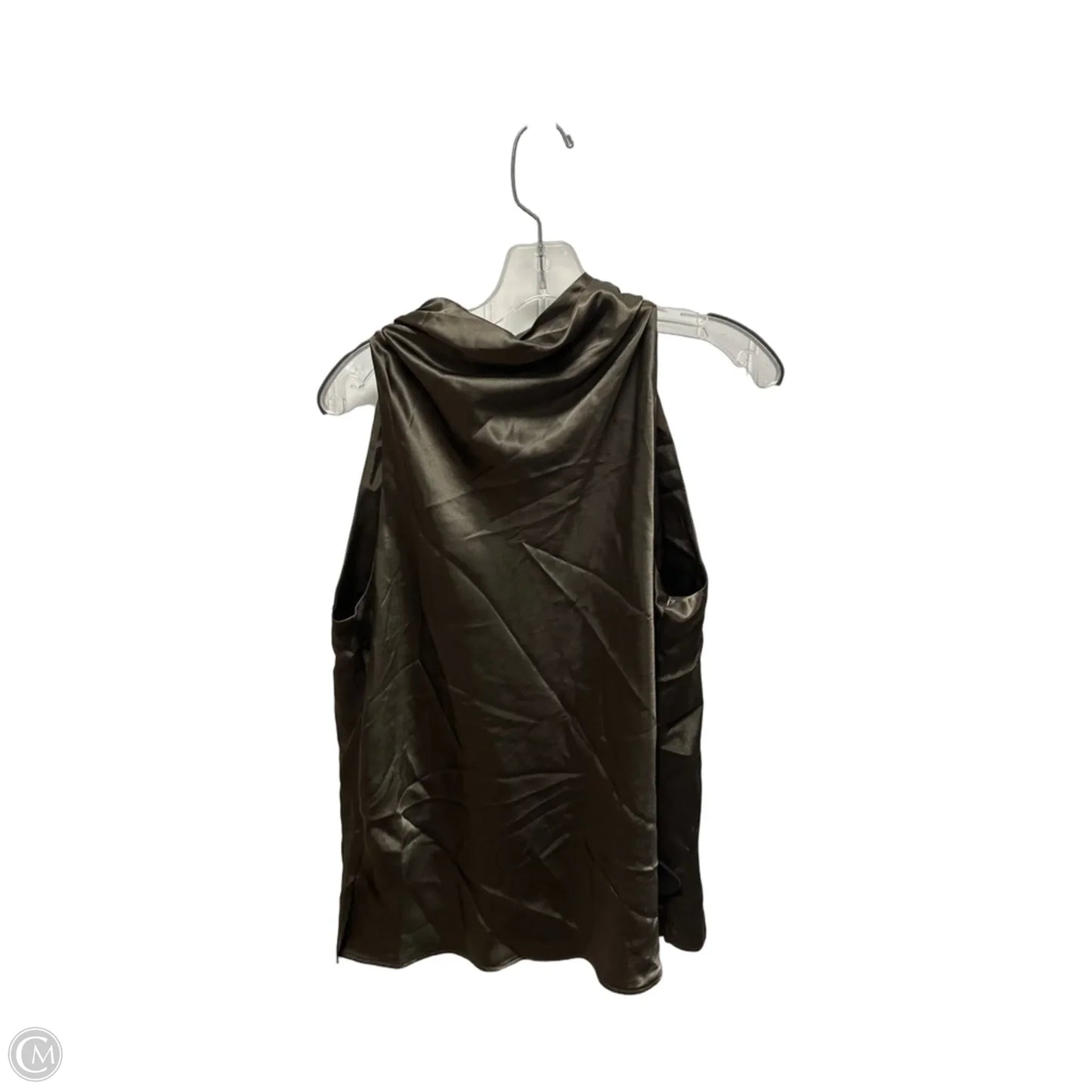 Top Sleeveless By Calvin Klein In Green, Size: L