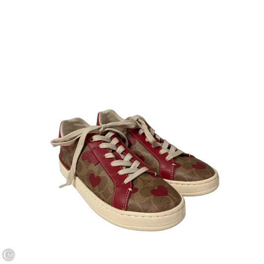 Shoes Designer By Coach In Brown, Size: 7