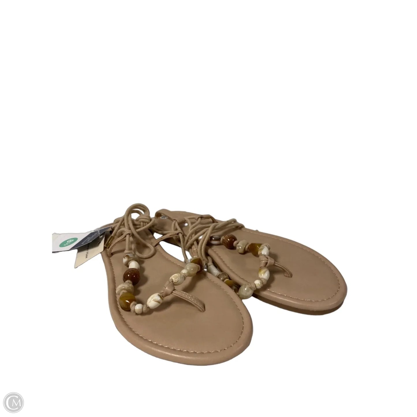 Sandals Flats By Universal Thread In Beige, Size: 8.5