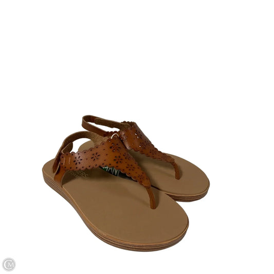 Sandals Flats By Skechers In Brown, Size: 7