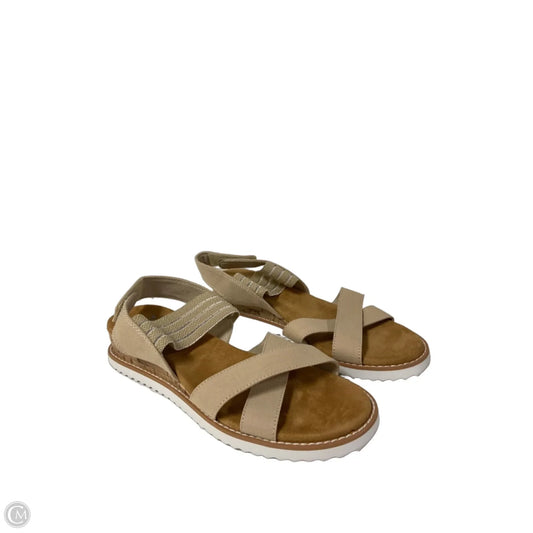 Sandals Flats By Skechers In Beige, Size: 8