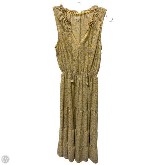 Dress Casual Maxi By Max Studio In Yellow, Size: S