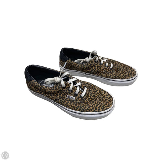 Shoes Flats By Vans In Animal Print, Size: 6.5