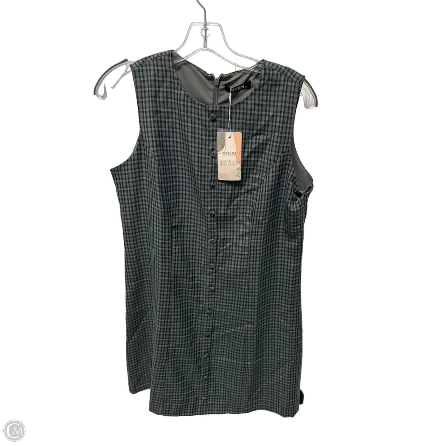 Dress Work By Clothes Mentor In Grey, Size: M