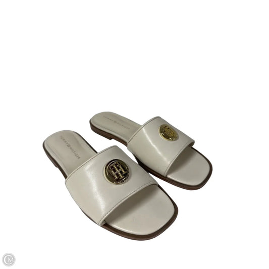 Sandals Flats By Tommy Hilfiger In Cream, Size: 7.5