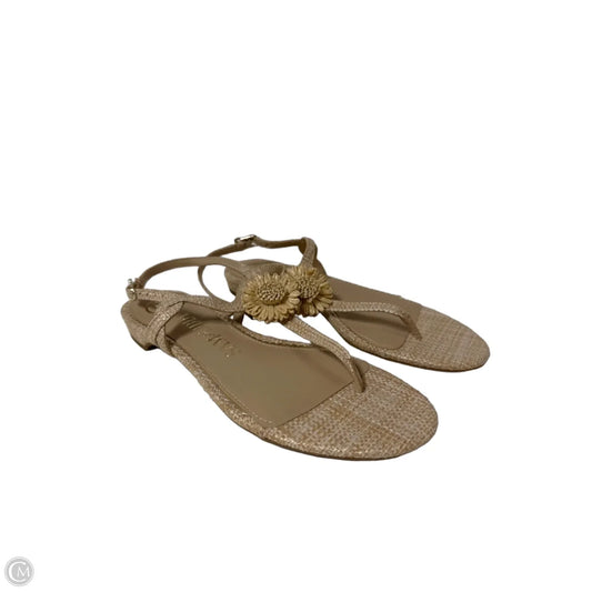 Sandals Flats By Sam And Libby In Beige, Size: 7