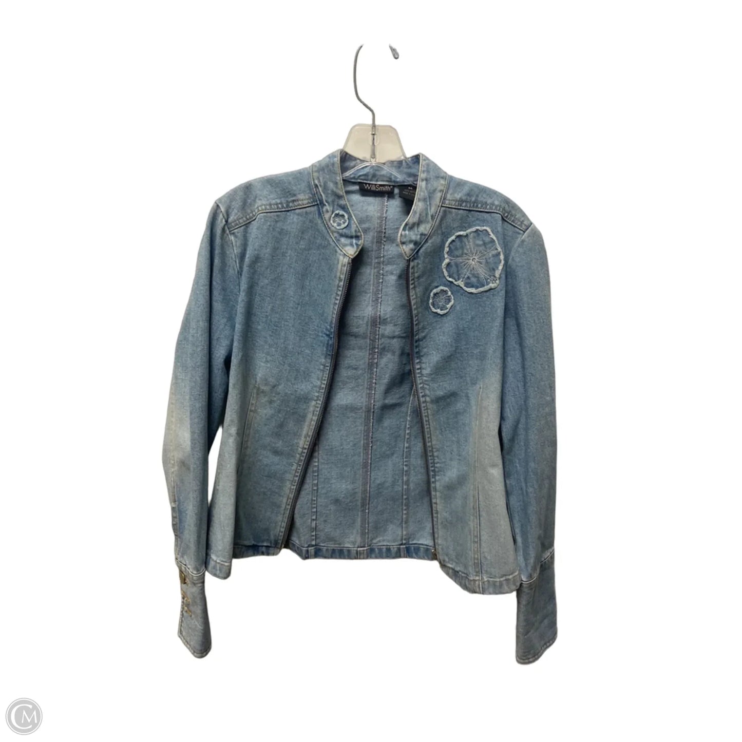 Jacket Denim By Willi Smith In Blue Denim, Size: M