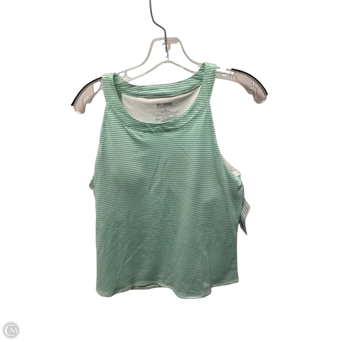 Athletic Tank Top By Reel Legends In Striped Pattern, Size: S