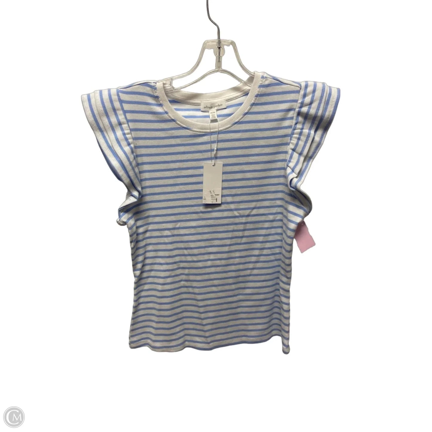 Top Sleeveless By Adyson Parker In Striped Pattern, Size: M