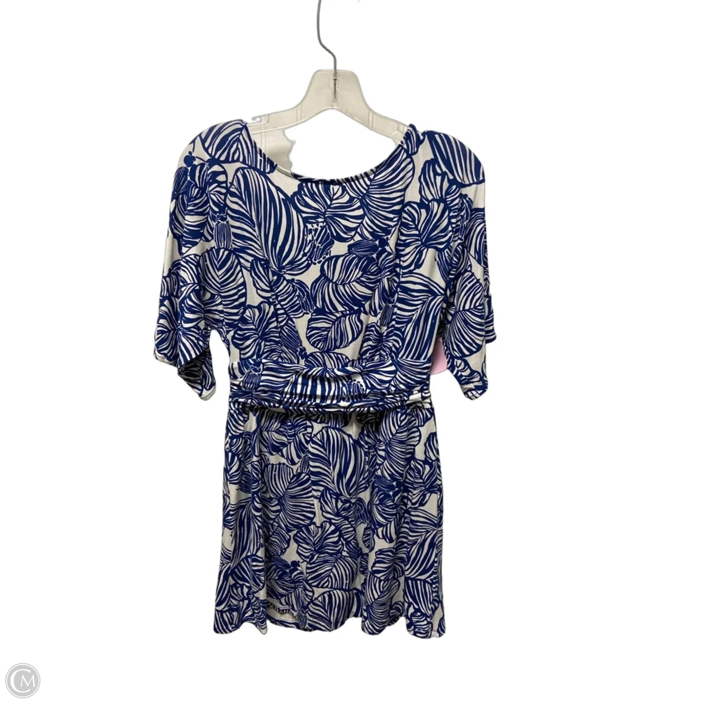 Dress Designer By Lilly Pulitzer In Blue & White, Size: S