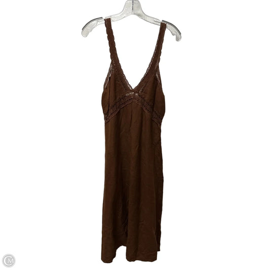 Dress Casual Maxi By Loft In Brown, Size: M