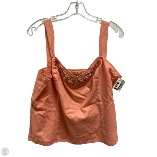 Top Sleeveless By Ann Taylor In Pink, Size: Xl