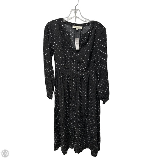 Dress Casual Maxi By Loft In Polkadot Pattern, Size: Xs