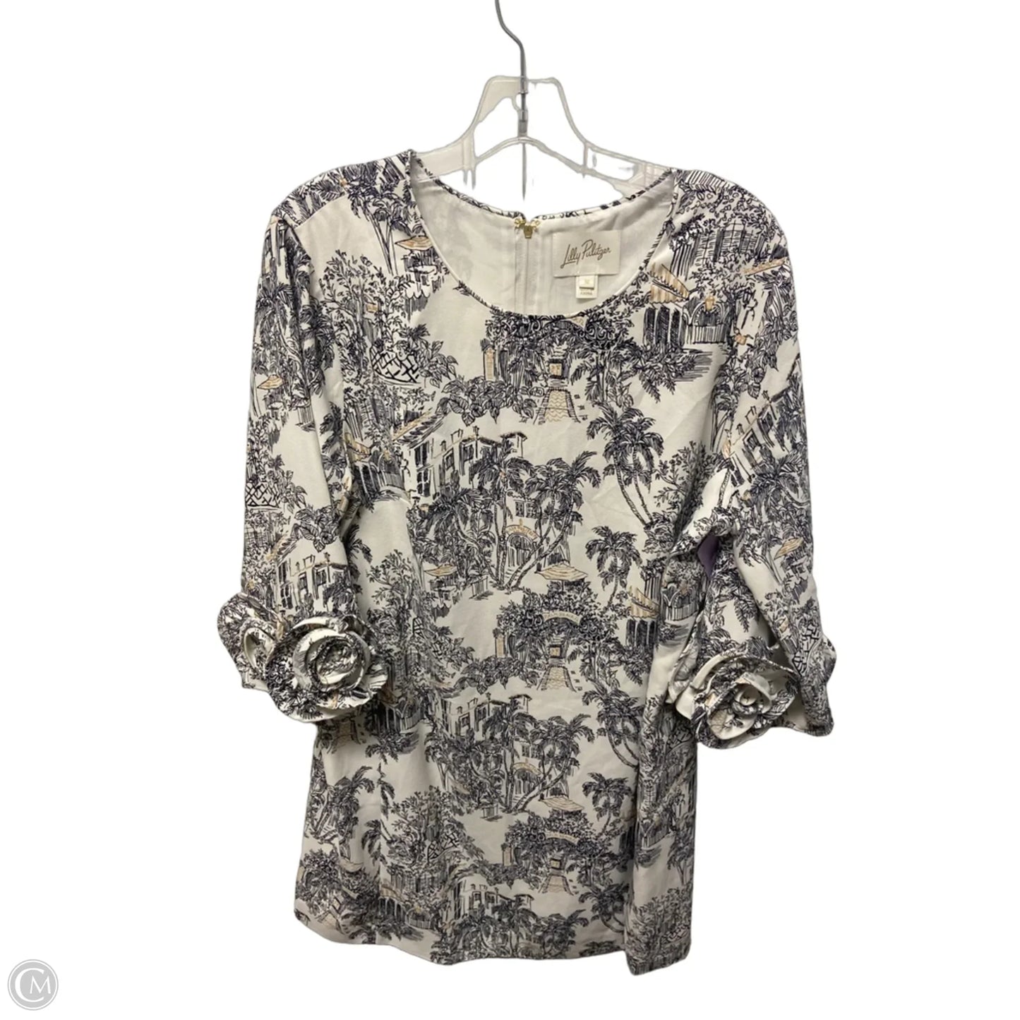 Dress Designer By Lilly Pulitzer In Black & White, Size: Xl