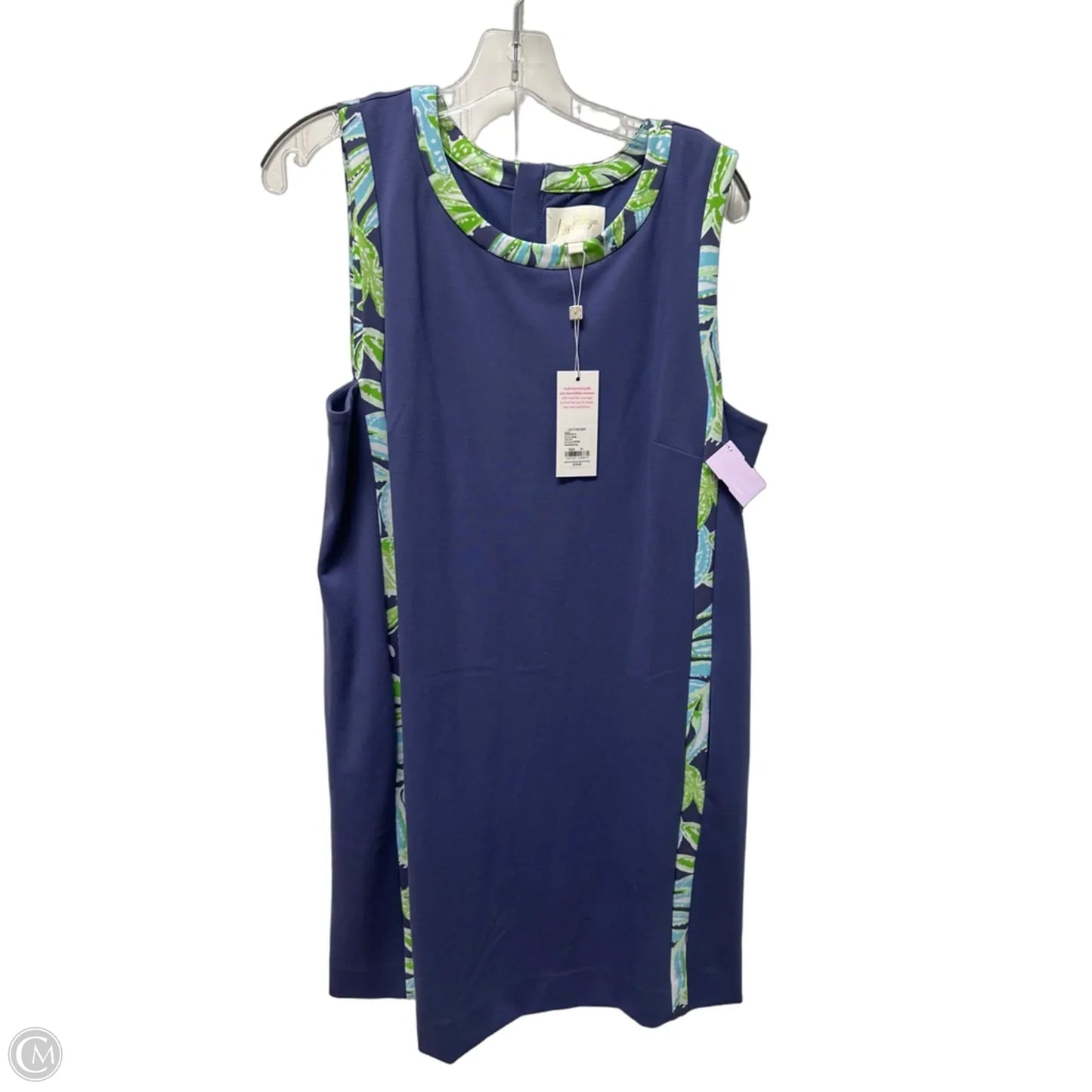 Dress Designer By Lilly Pulitzer In Blue & Green, Size: Xl