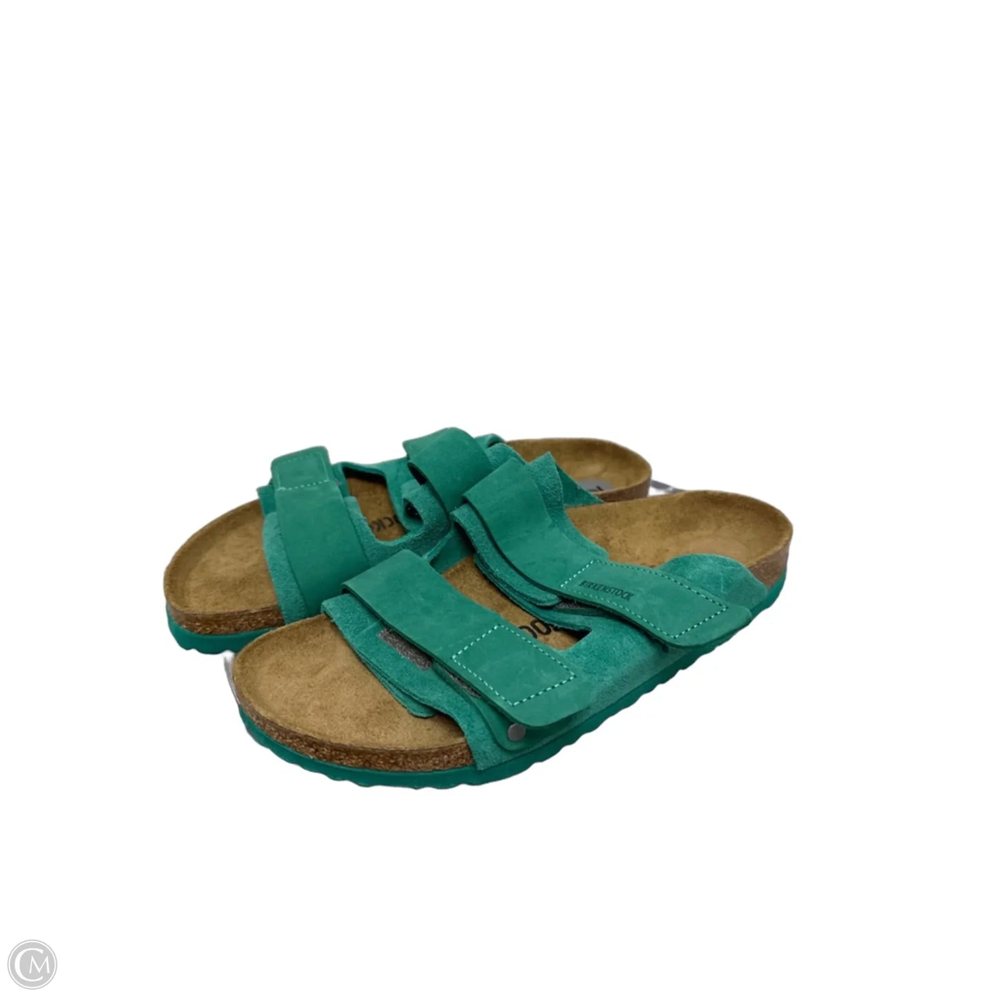 Sandals Flats By Birkenstock In Green, Size: 7